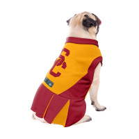 USC Trojans Cardinal SC Interlock Pet Cheerleader Dress